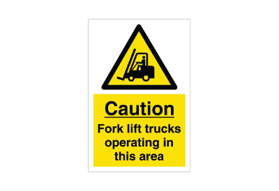GCS003 FORKLIFT TRUCKS HAZARD